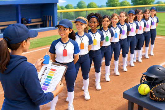 Softball Team Tag Order Example for Full Rosters