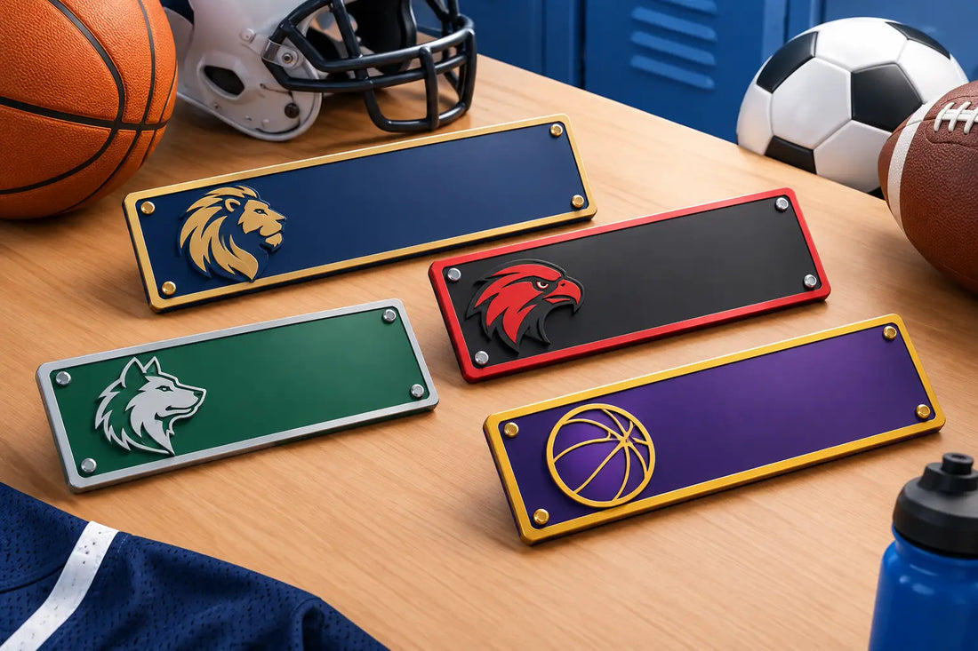 Guide to Custom Sports Nameplates for Teams
