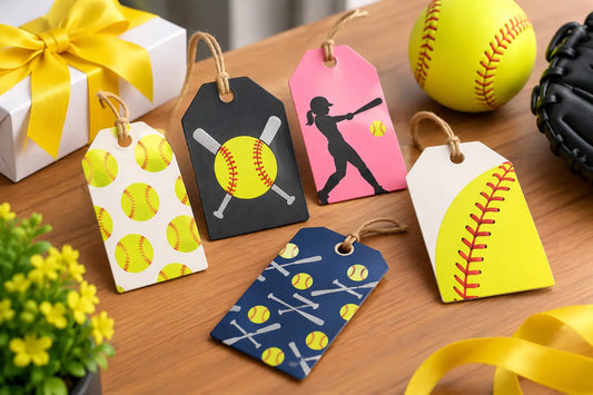 Softball Player Gift Tags That Teams Love