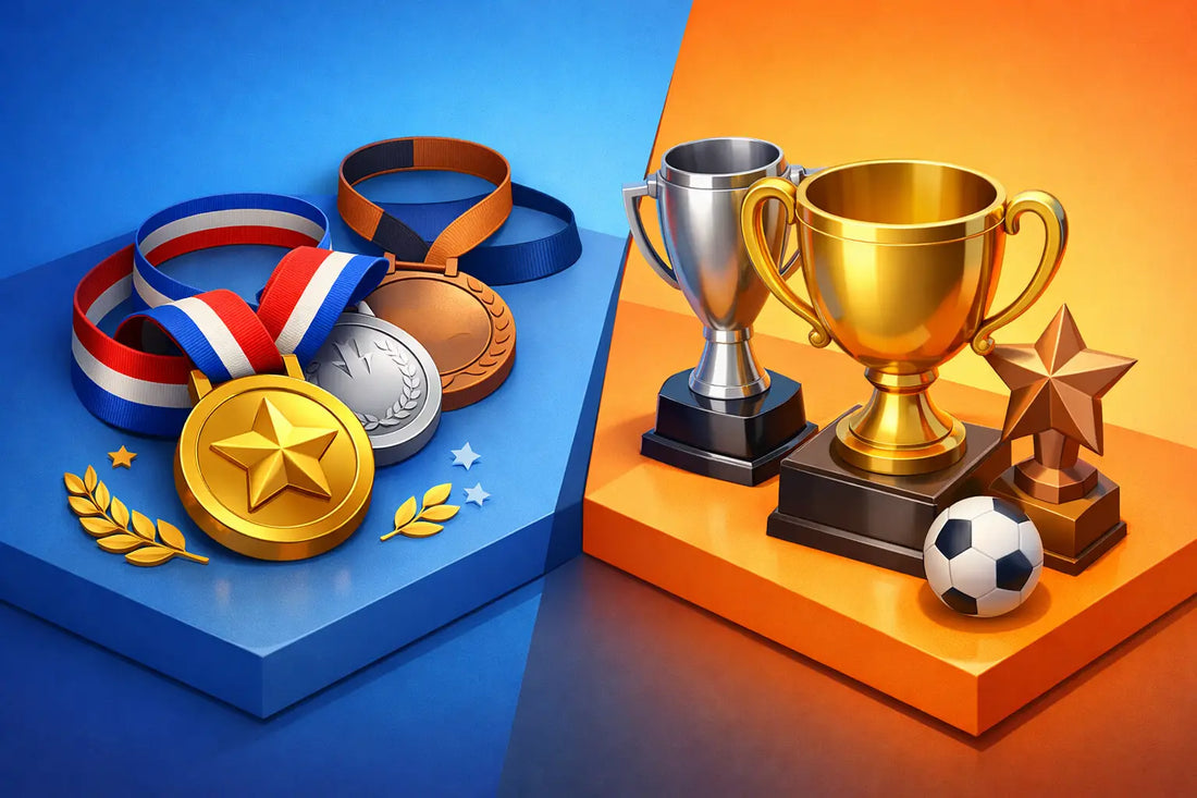 Custom Medals Versus Trophies for Teams