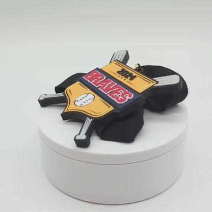 Personalized team medals with team name, year and player name