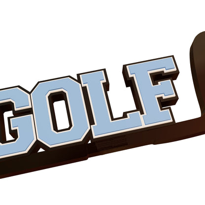 Personalized golf bag tag with name